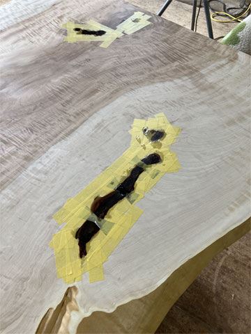 栃無垢一枚板のこたつ座卓