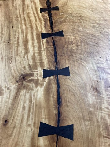 栃無垢一枚板のこたつ座卓